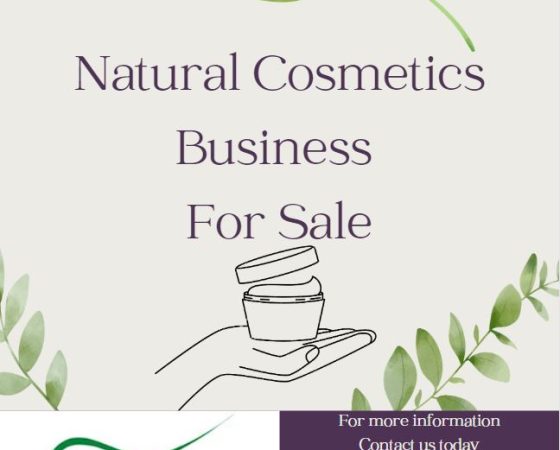 Natural Cosmetics Business For Sale